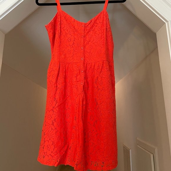 Volcom Orange Dress, Size S - Picture 5 of 7